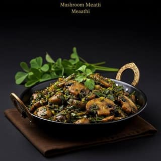 Mushroom Methi