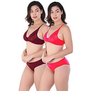 U-Light Micky Bra Panty Set For Women
