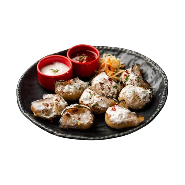 Chicken Momos Malai (Half)