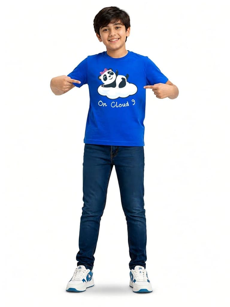 KUCHU On Cloud 9 (6–7 Years) | Cotton Modal Blend | Soft Touch | Durable | Long-Lasting Comfort Blue