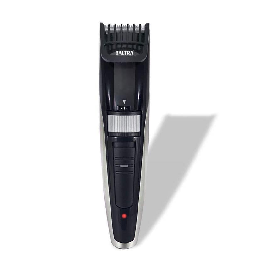 BALTRA Cordless Beard Trimmer with 2 Hours Quick Charge & 45 Min Runtime, Even Trimmimg Technology, 0.5-10mm Cutting Length, Detachable Head fot Easy Cleaning, (Comb+Cleaning Brush) Black view 4