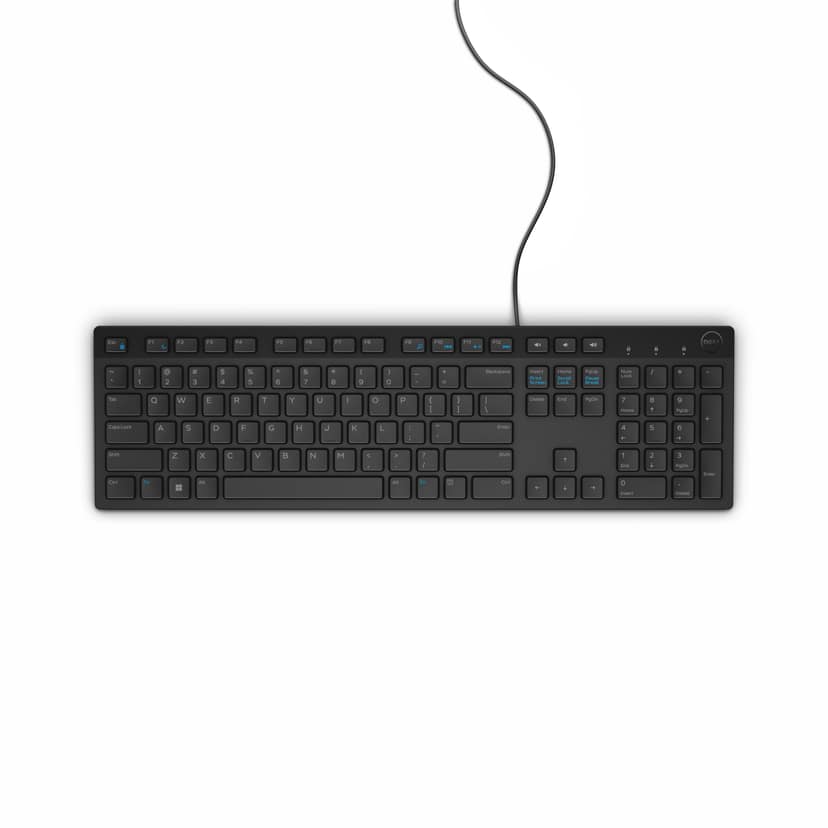 DELL WIRED MULTIMEDIA USB KEYBOARD KB216 view 2