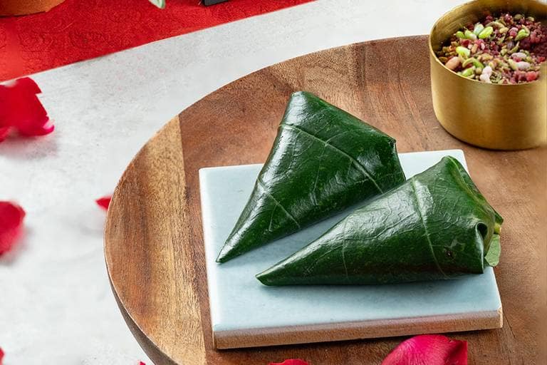 Rose Thandak Supari Saada Paan (Pack of 4)