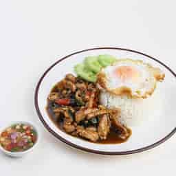 Kra Pao Chicken & Rice