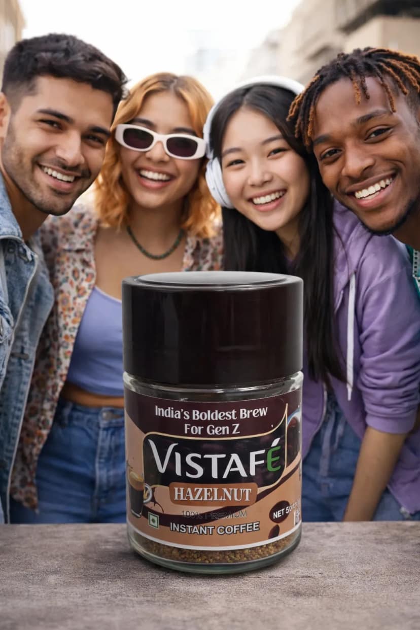 Vistafe Hazelnut Instant Coffee for Smooth Nutty Taste view 3