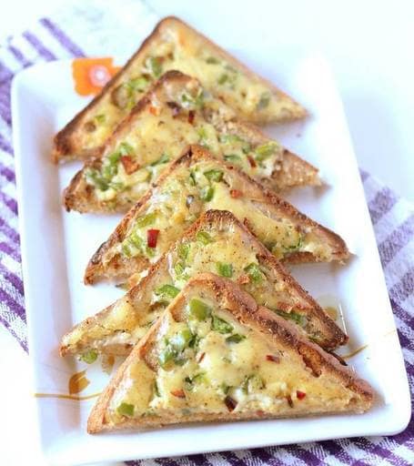 Chilli Veggies Cheese Toast