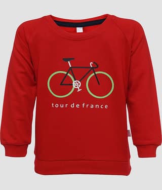 CATCUB Pack of 1 Boys Cotton Blend Sweatshirt ( Red )