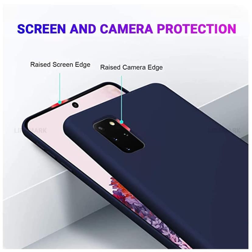 LIRAMARK Liquid Silicone Soft Back Cover Case for Samsung Galaxy S20 Plus / S20 Plus 5G view 3