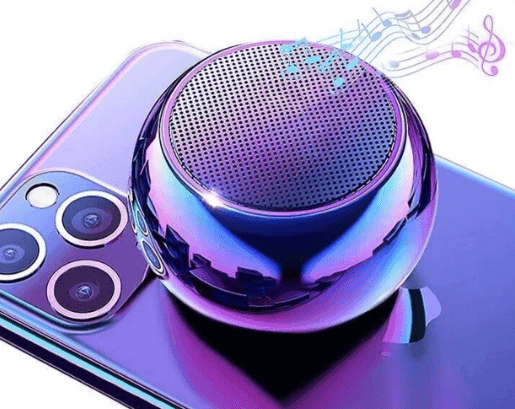 Portable Bluetooth Mini Dynamic Metal Sound with Google, Alexa & Siri Assistant Smart Speaker (Multicolor)