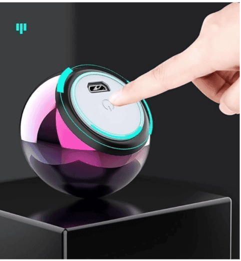 Portable Bluetooth Mini Dynamic Metal Sound with Google, Alexa & Siri Assistant Smart Speaker (Multicolor) view 2
