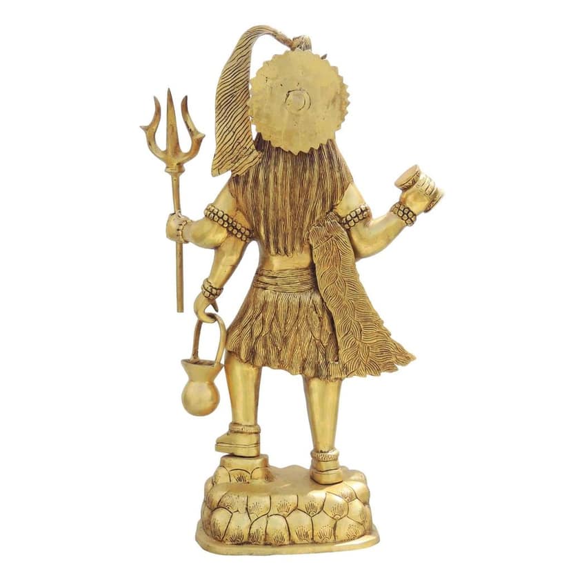 Brass Shiv Ji Idol Statue - Traditional Shiva Idol, Height : 23 Inch (BSMAS1363 K) view 3