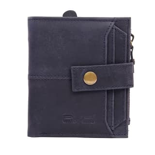 Vital King Men Trendy, Travel Light Blue Genuine Leather Wallet (11 Card Slots)