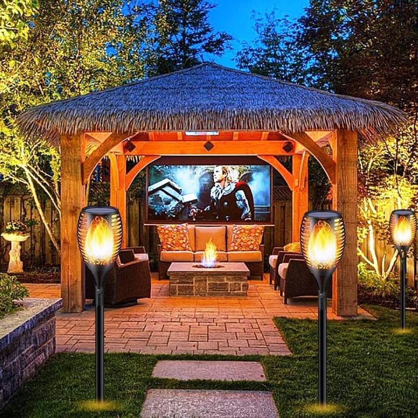 SAHAPECT Solar LED Light, 72 Led Garden Marshal Flickering Flame Torch Light Lamp-Pack of 1 view 8