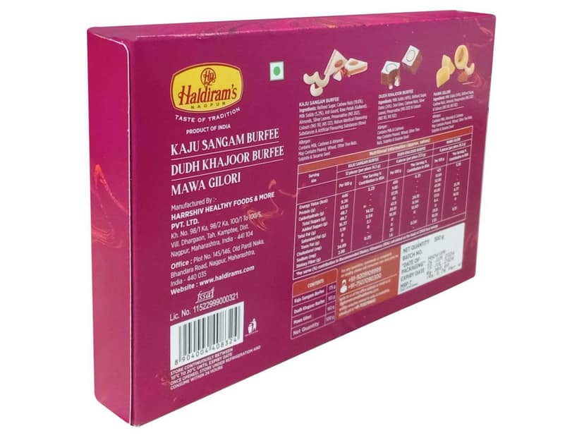 Haldiram's Flavourful Fusions (Milk) Packed Sweets - 500 Gm view 2