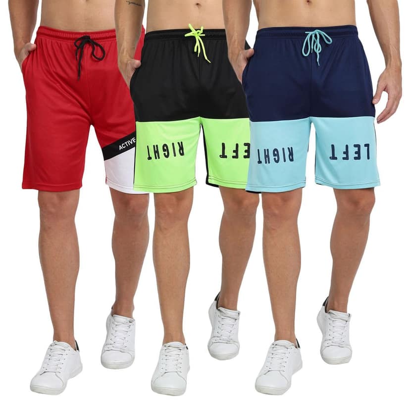 FTX Men Cut & Sew Printed Shorts