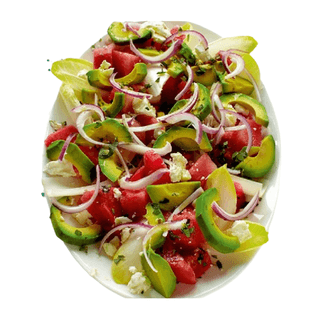 Avocado Feta Salad Veg