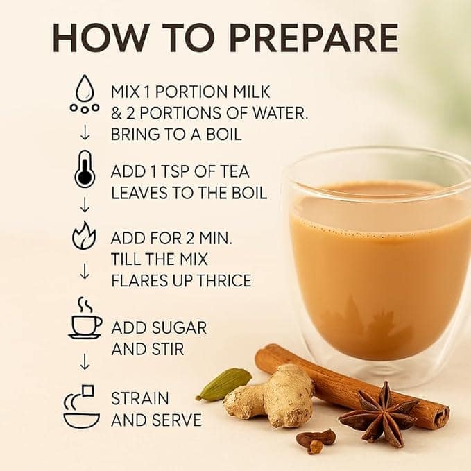 Golden Tips Chai Trail Pack of India’s Best Chai Blends (30g x 10), Premium Assorted Masala Tea Sampler, 10 Unique Regional Flavors, Festival Gift Pack view 4