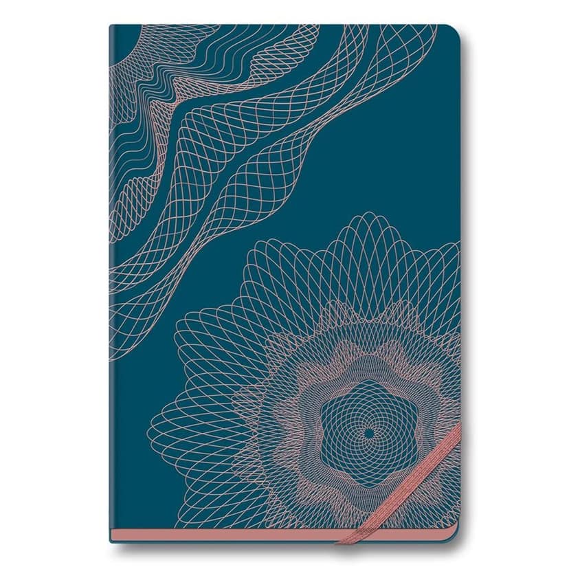 Navneet HQ | Gold Rush Attractive Design Case Bound Notebook Easy to Carry | Note Down Your Important Information | A5-14.8 cm x 21 cm | Single Line |192 Pages