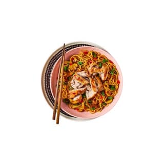 Chicken Singapore Noodles Half