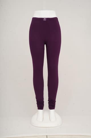 Women Dark Purple Leggings