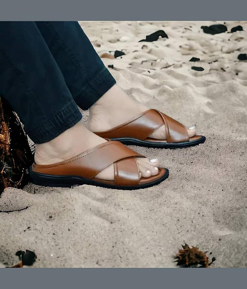INFINITRENZ - Beige Men's Sandals