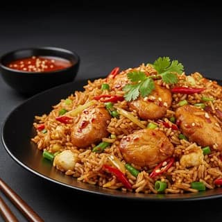 Chicken Schezwan Fried Rice