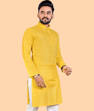 Balaji's - Purple Cotton Blend Men's Regular Kurta ( Pack of 1 )