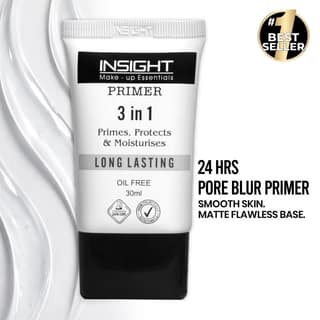 3 In 1 Makeup Primer for Face, Long Lasting Foundation Base, Pore Blurring & Pore Minimizer Primer, Oil Control, Waterproof, Sweat Proof, Lightweight Face Makeup Base for Women