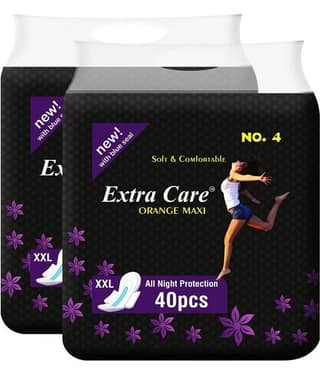 Extra Care XXL 50 Sanitary Pads Pack of 2