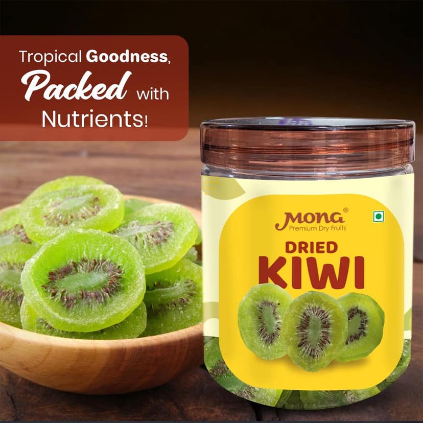 Mona Premium Dried Kiwi Slices - Healthy & Delicious Dry Fruit Snack view 3