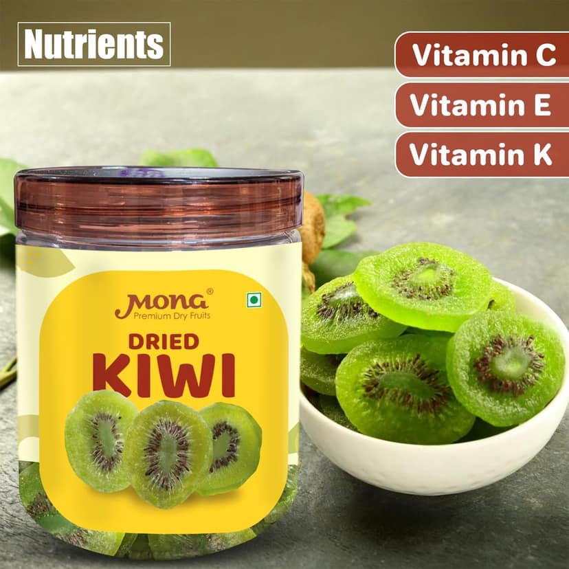 Mona Premium Dried Kiwi Slices - Healthy & Delicious Dry Fruit Snack view 4