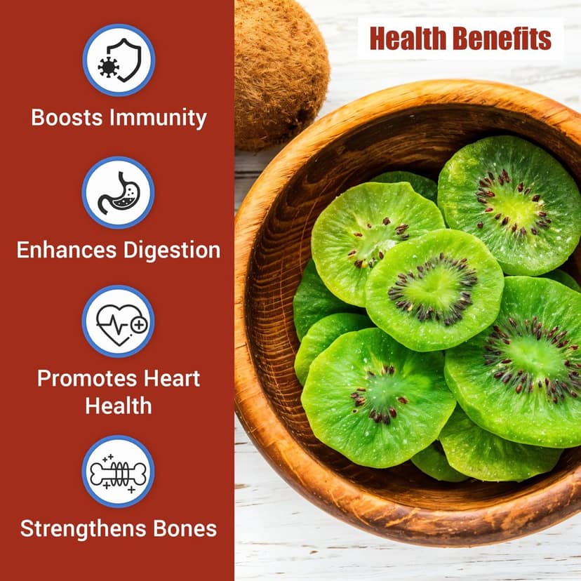 Mona Premium Dried Kiwi Slices - Healthy & Delicious Dry Fruit Snack view 5