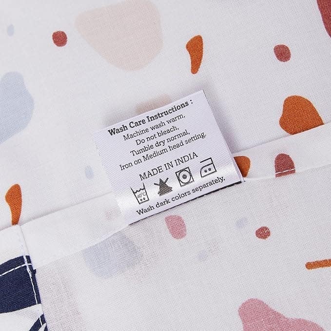 100% Cotton Floral Printed Double Bedsheet with 2 Pillow Covers - Pink view 2
