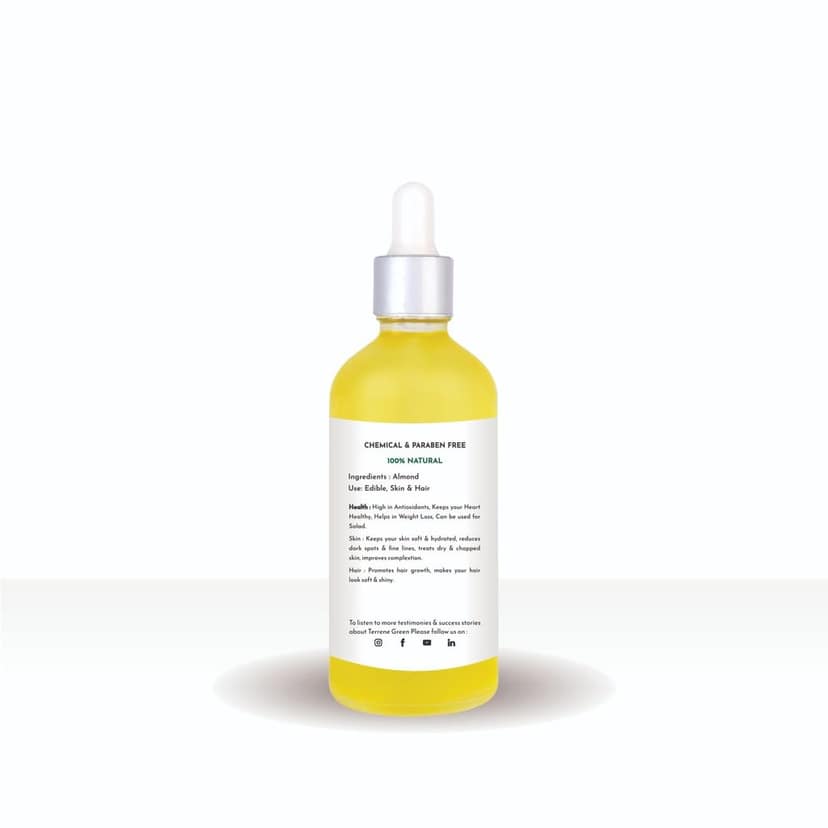 Terrene Green Cold Wood Pressed Almond Oil - 50ml view 4