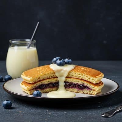 Blueberry Filled Pancake (1 Pc)