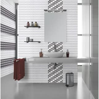 Orientbell Wall Tiles ODH Vanito Nero HL 6 Pcs