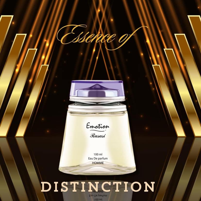 Rasasi Emotion Eau De Parfum 100ml Long Lasting Woody Aromatic Designer Perfume for Men view 6