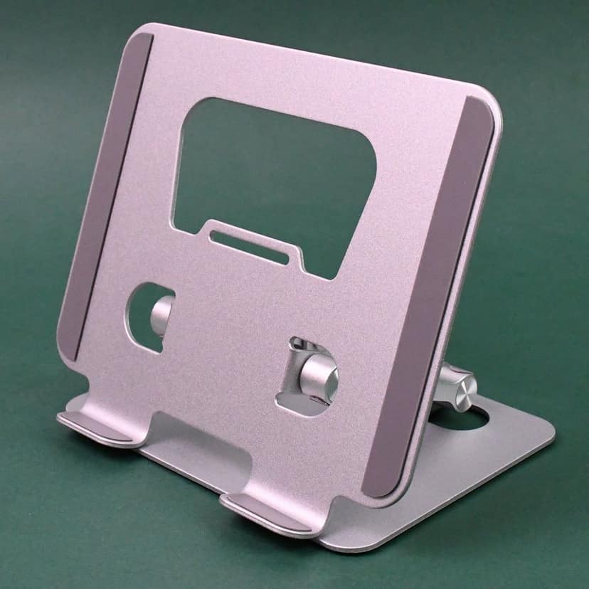 Tablet Stand Metal Alloy Adjustable Bracket, Suitable For tablet Computers for Desk Ergonomic Foldable Metal Tablet Holder/Tablets/Mobile Phones view 4