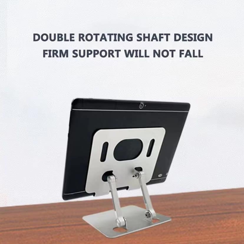 Tablet Stand Metal Alloy Adjustable Bracket, Suitable For tablet Computers for Desk Ergonomic Foldable Metal Tablet Holder/Tablets/Mobile Phones view 6