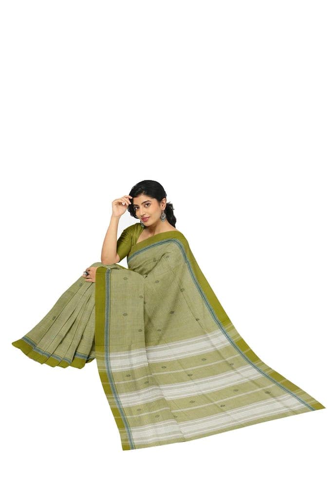 APCO Handloom (A Andhra Pradesh Govt Emporium)- Women's Traditional Pure Handloom Rajahmundry/Angara Cotton Saree | ACS0020 view 4