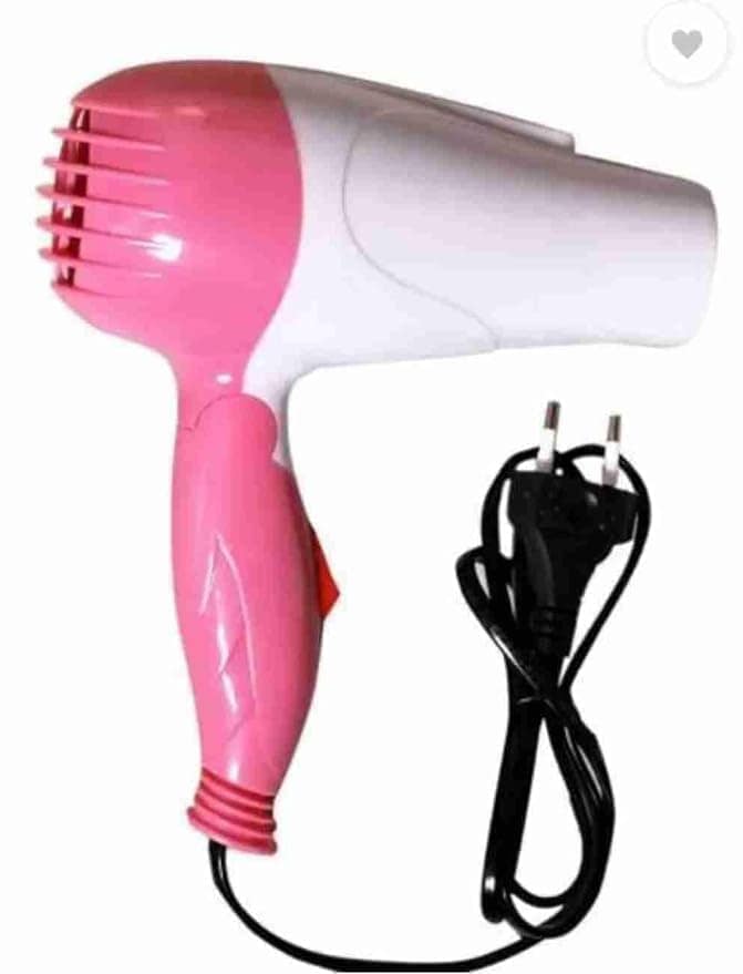Hair Dryer With Mini Hair Straightener Curler Combos Hair Styling Tools - 1000 Watts, Multicolored view 3