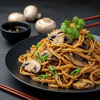 Mushroom Noodles