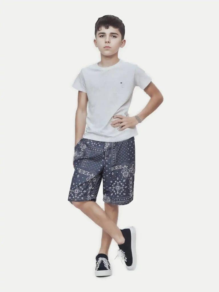 Teen Boys Navy Basic Shorts