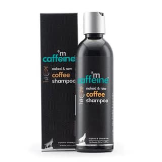 mCaffeine Naked & Raw Coffee Shampoo For Hair Fall Control With Protein & Argan Oil, 250 ml