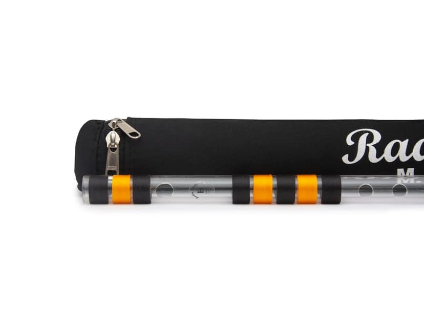Radhe Flutes Acrylic Bansuri D Natural Right Handed Middle Octave With Hard Cover view 2