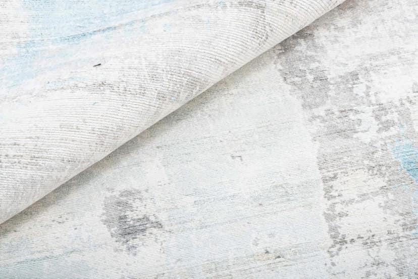 Neu Looms Arctic Elan Area Tranquil Grey & ICY Blue Abstract Design view 2