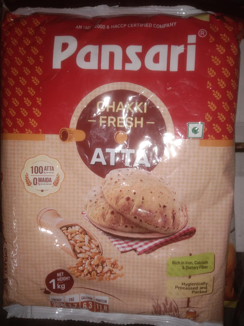 Pansari chakki fresh atta 1kg