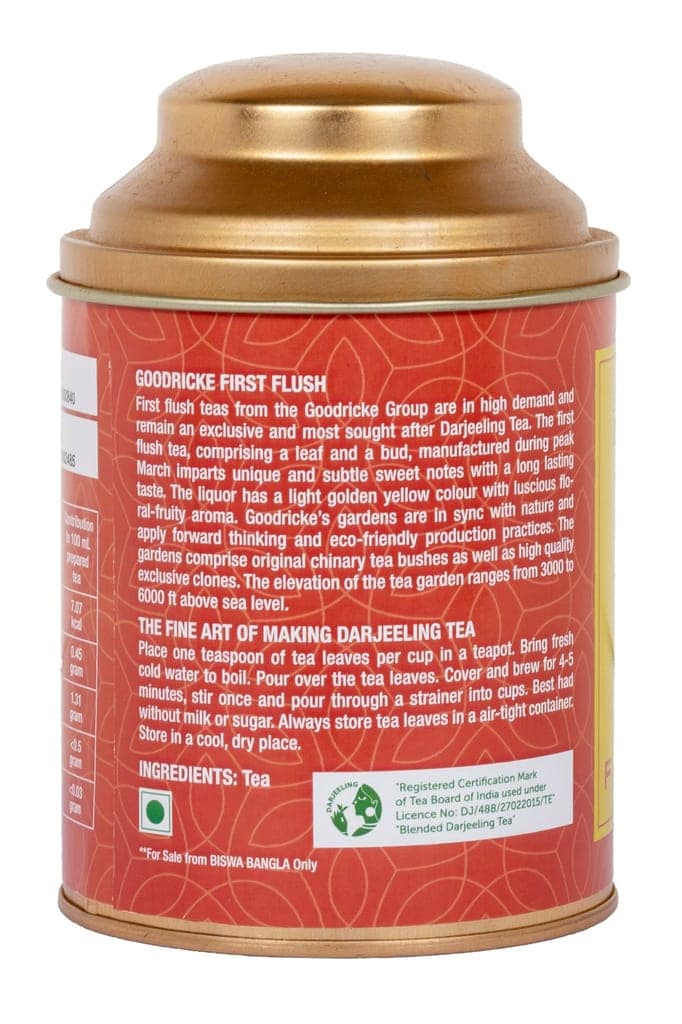 400g 1st Flush Darjeeling Tea - (Mim, Makaibari, Happy Valley & Goodricke Tea Gardens) - 100g per caddy view 10