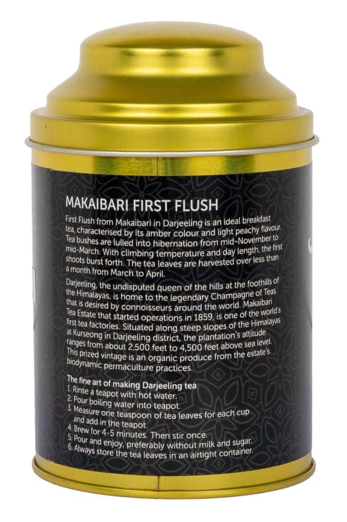 400g 1st Flush Darjeeling Tea - (Mim, Makaibari, Happy Valley & Goodricke Tea Gardens) - 100g per caddy view 3