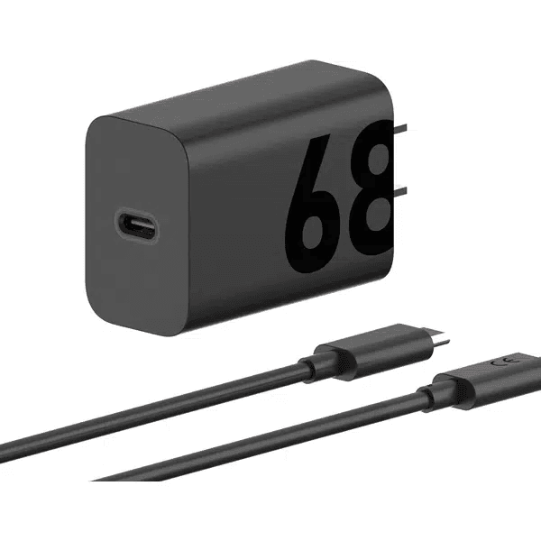 Motorola Turbo Power 68W USB-C Charger with 6.5 AMP USB-C Cable